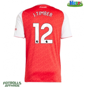 Arsenal Jurrien Timber #12 Hemmatröja 2025-26 Kortärmad